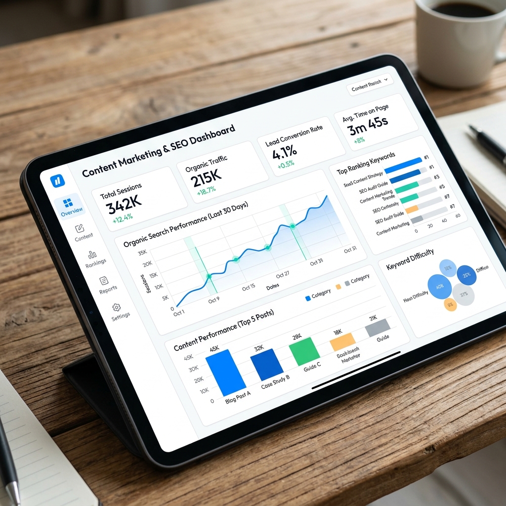VibeMedia Organic Marketing Campaign Analytics Preview